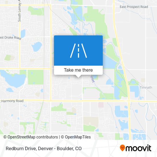 Redburn Drive map