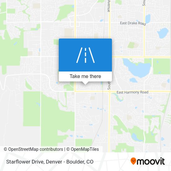 Starflower Drive map