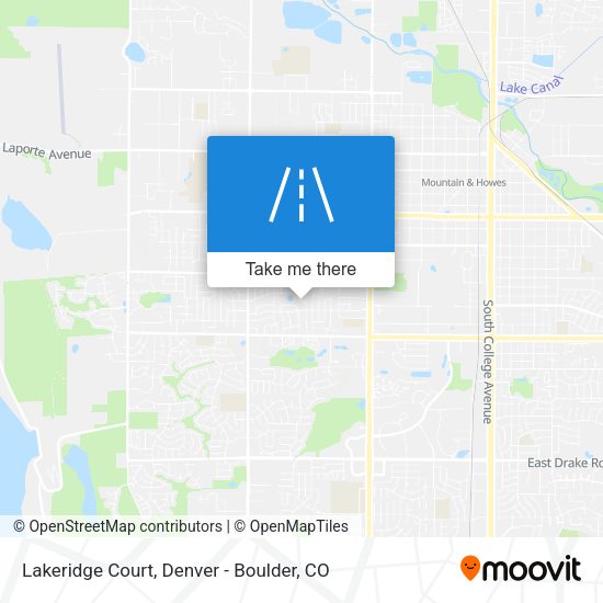 Mapa de Lakeridge Court
