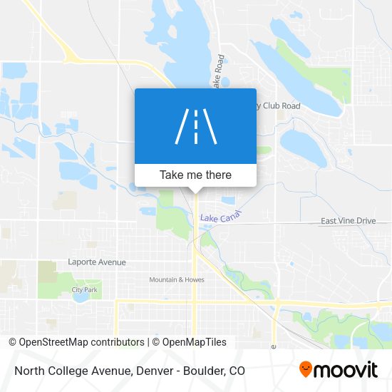 Mapa de North College Avenue