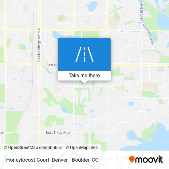 Honeylocust Court map