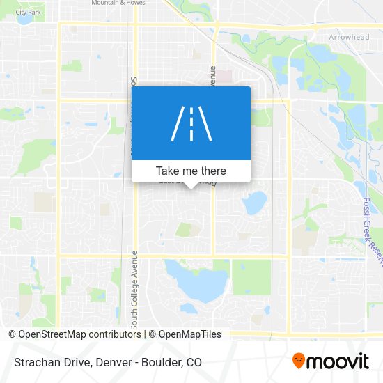 Strachan Drive map