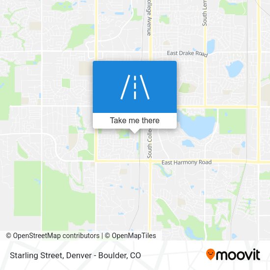 Starling Street map