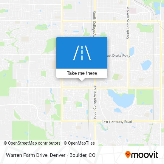 Warren Farm Drive map