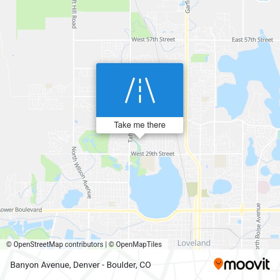 Banyon Avenue map