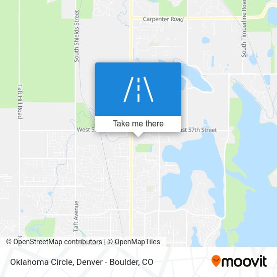 Mapa de Oklahoma Circle