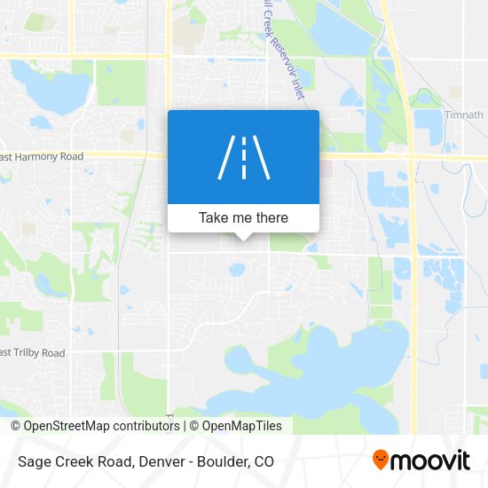 Sage Creek Road map