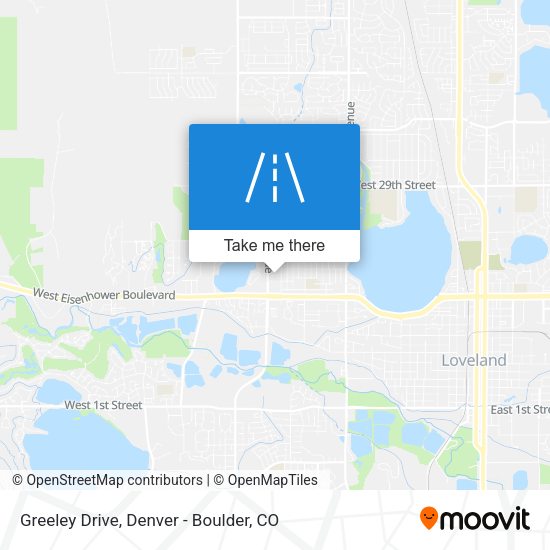 Greeley Drive map