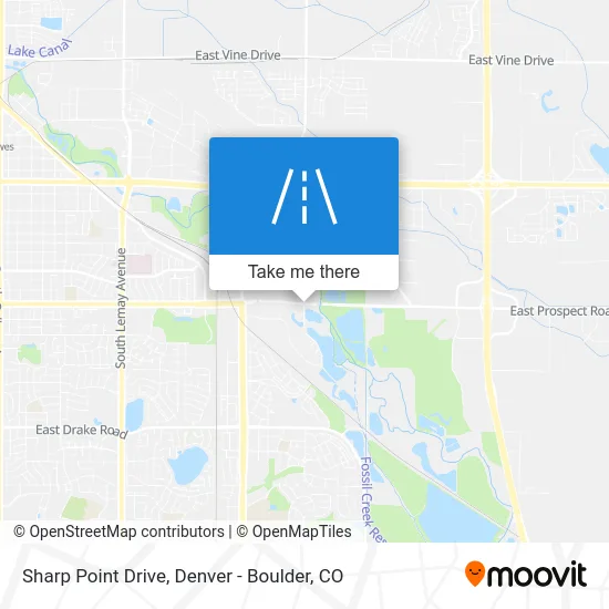 Sharp Point Drive map