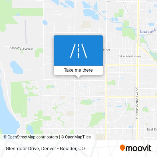 Mapa de Glenmoor Drive