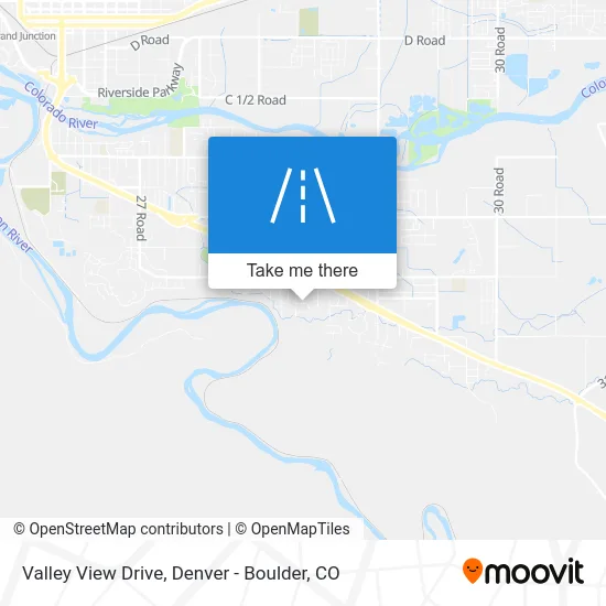 Valley View Drive map