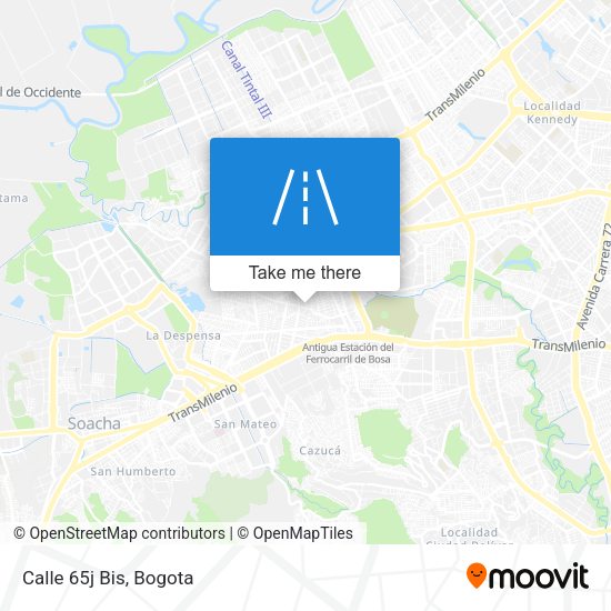 Mapa de Calle 65j Bis