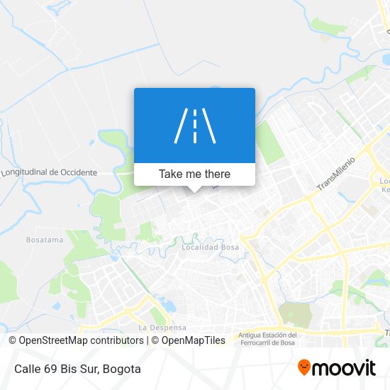 Mapa de Calle 69 Bis Sur