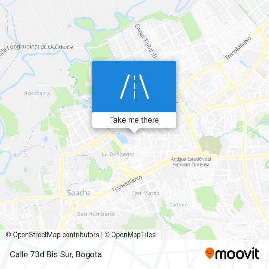 Mapa de Calle 73d Bis Sur