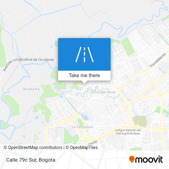 Mapa de Calle 79c Sur