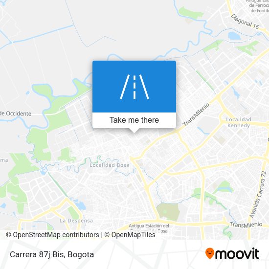 Mapa de Carrera 87j Bis