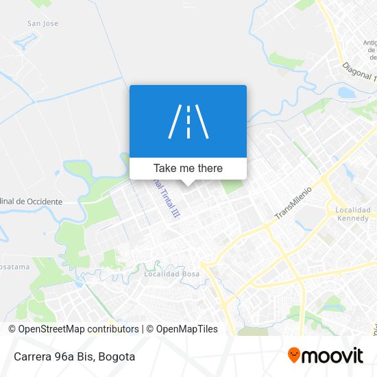 Mapa de Carrera 96a Bis