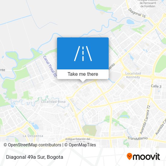 Mapa de Diagonal 49a Sur