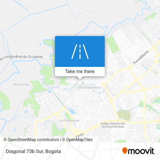 Mapa de Diagonal 73b Sur