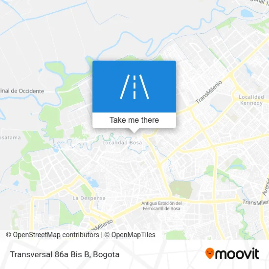 Mapa de Transversal 86a Bis B