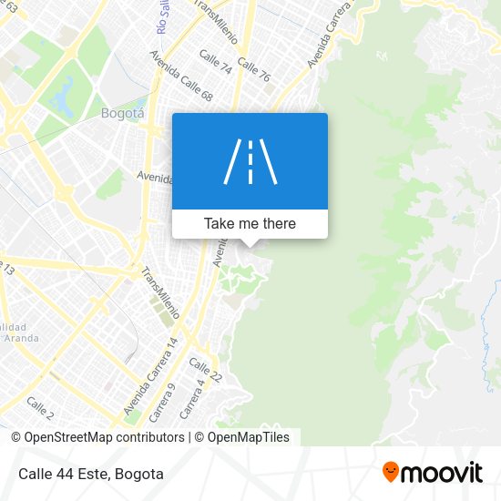 Mapa de Calle 44 Este