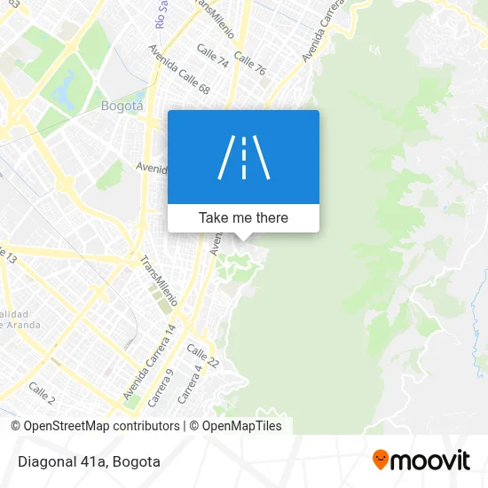Diagonal 41a map
