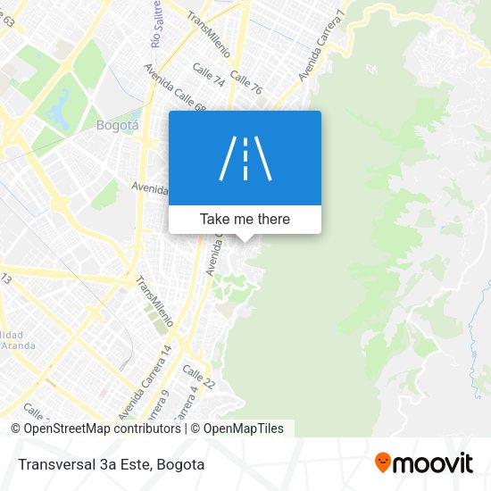 Mapa de Transversal 3a Este