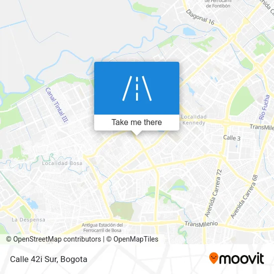 Calle 42i Sur map
