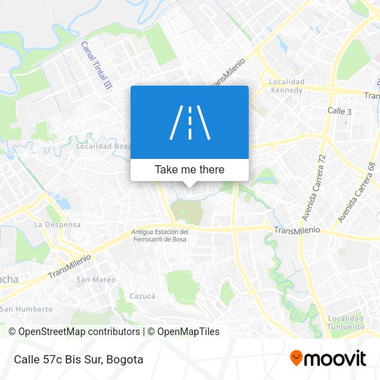 Mapa de Calle 57c Bis Sur
