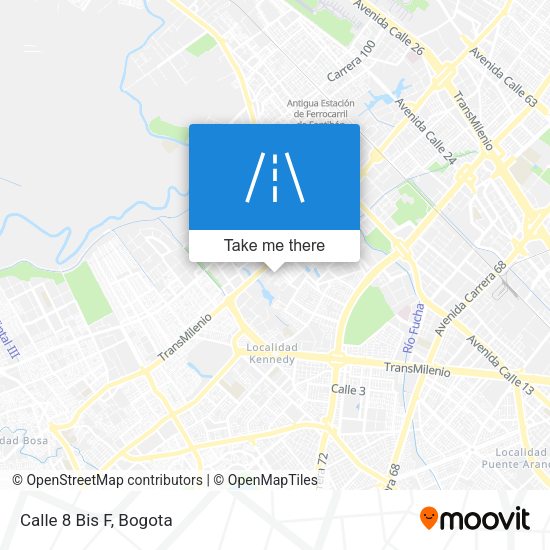 Mapa de Calle 8 Bis F