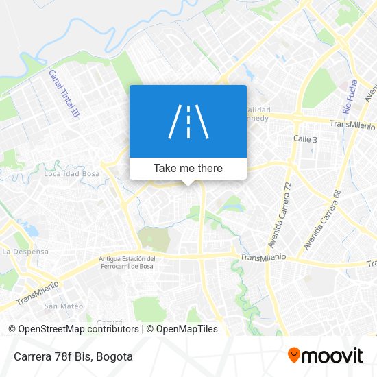 Mapa de Carrera 78f Bis
