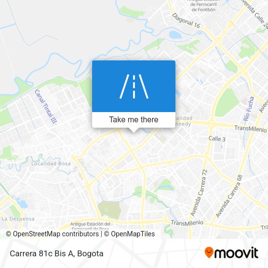 Mapa de Carrera 81c Bis A