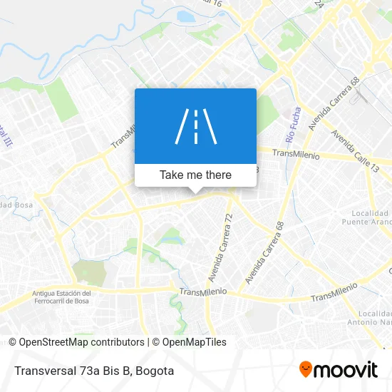 Mapa de Transversal 73a Bis B
