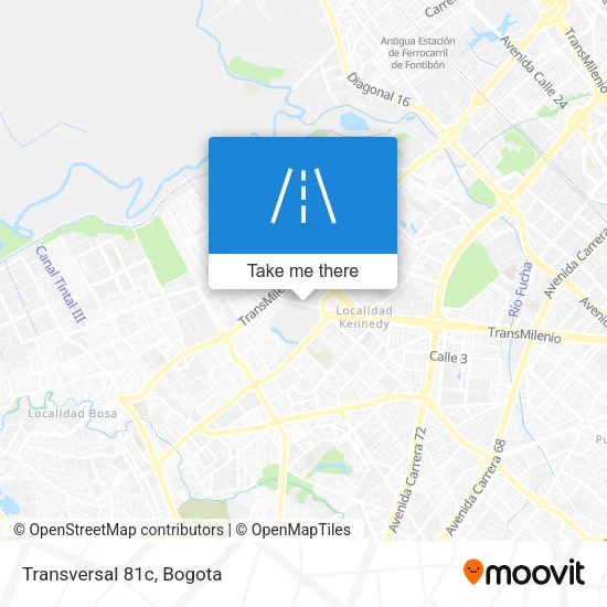Mapa de Transversal 81c