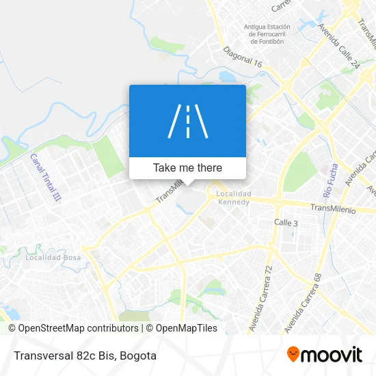 Mapa de Transversal 82c Bis