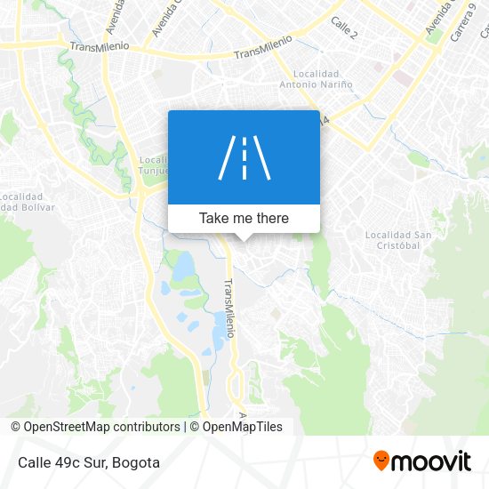Mapa de Calle 49c Sur