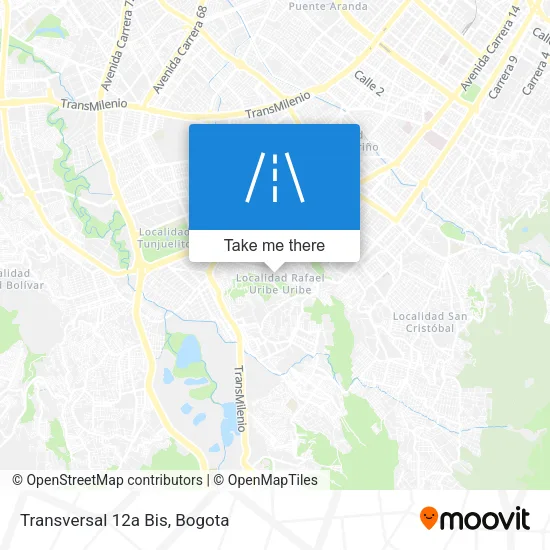 Mapa de Transversal 12a Bis