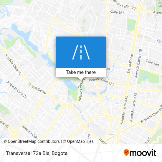 Mapa de Transversal 72a Bis