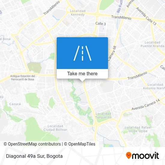 Diagonal 49a Sur map