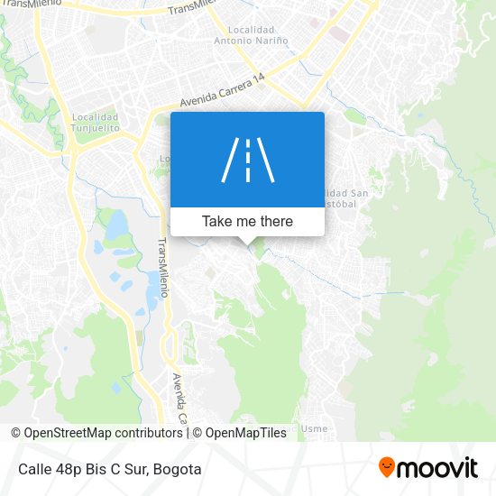 Mapa de Calle 48p Bis C Sur