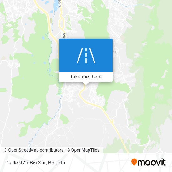 Mapa de Calle 97a Bis Sur