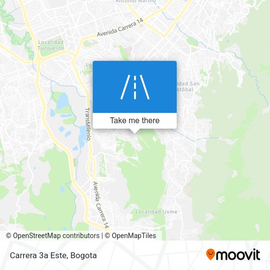 Mapa de Carrera 3a Este