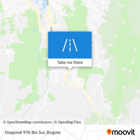Mapa de Diagonal 97b Bis Sur