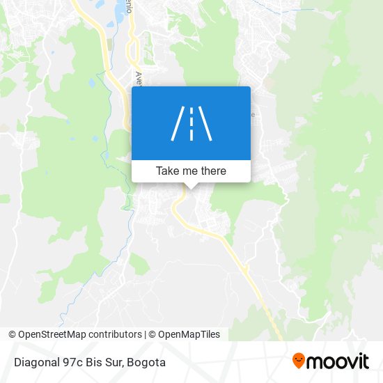 Mapa de Diagonal 97c Bis Sur