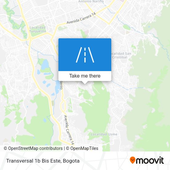 Mapa de Transversal 1b Bis Este