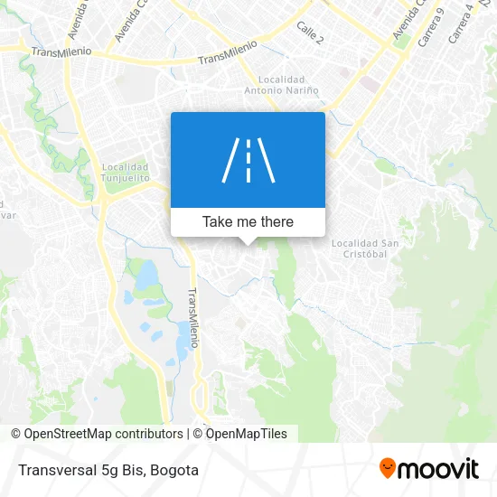 Mapa de Transversal 5g Bis