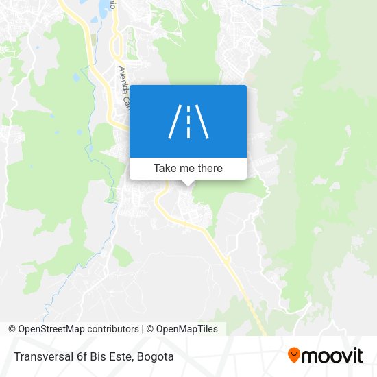 Mapa de Transversal 6f Bis Este
