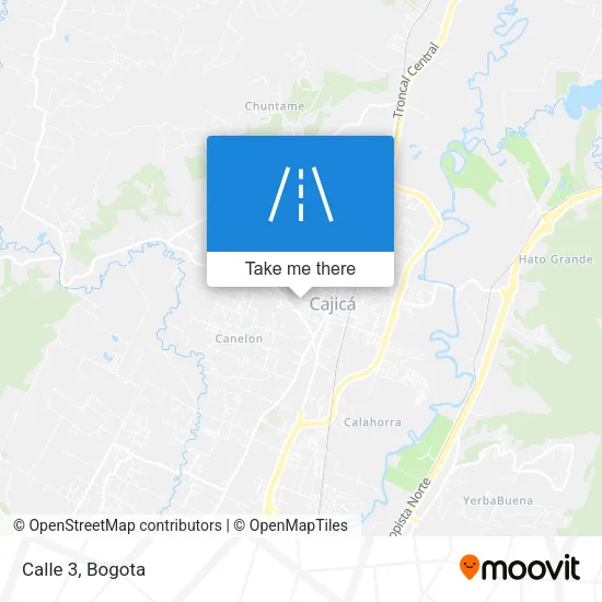 Calle 3 map