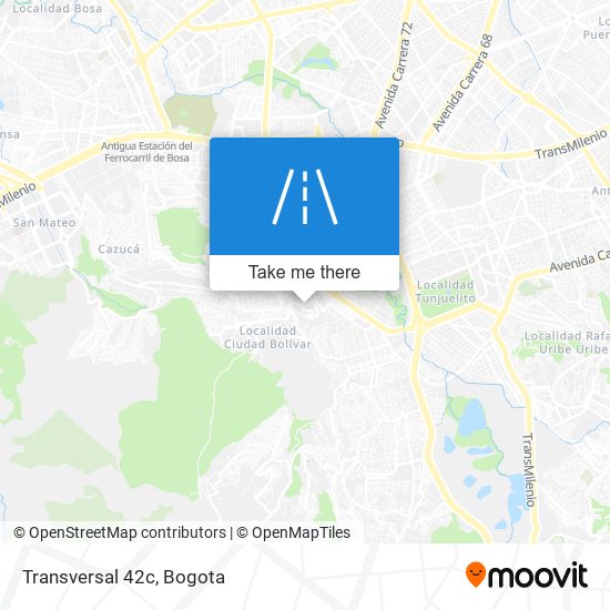Mapa de Transversal 42c