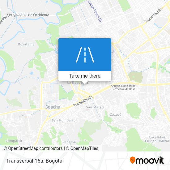 Mapa de Transversal 16a